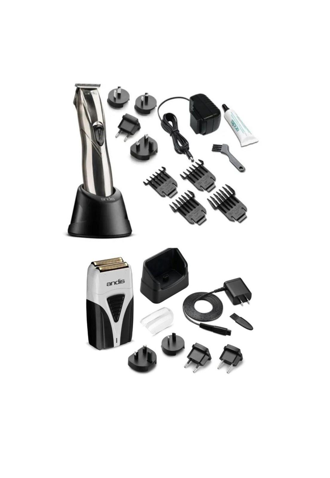 Kit Máquina Andis Slim Line Pro Li + Shaver Plus Bivolt-1