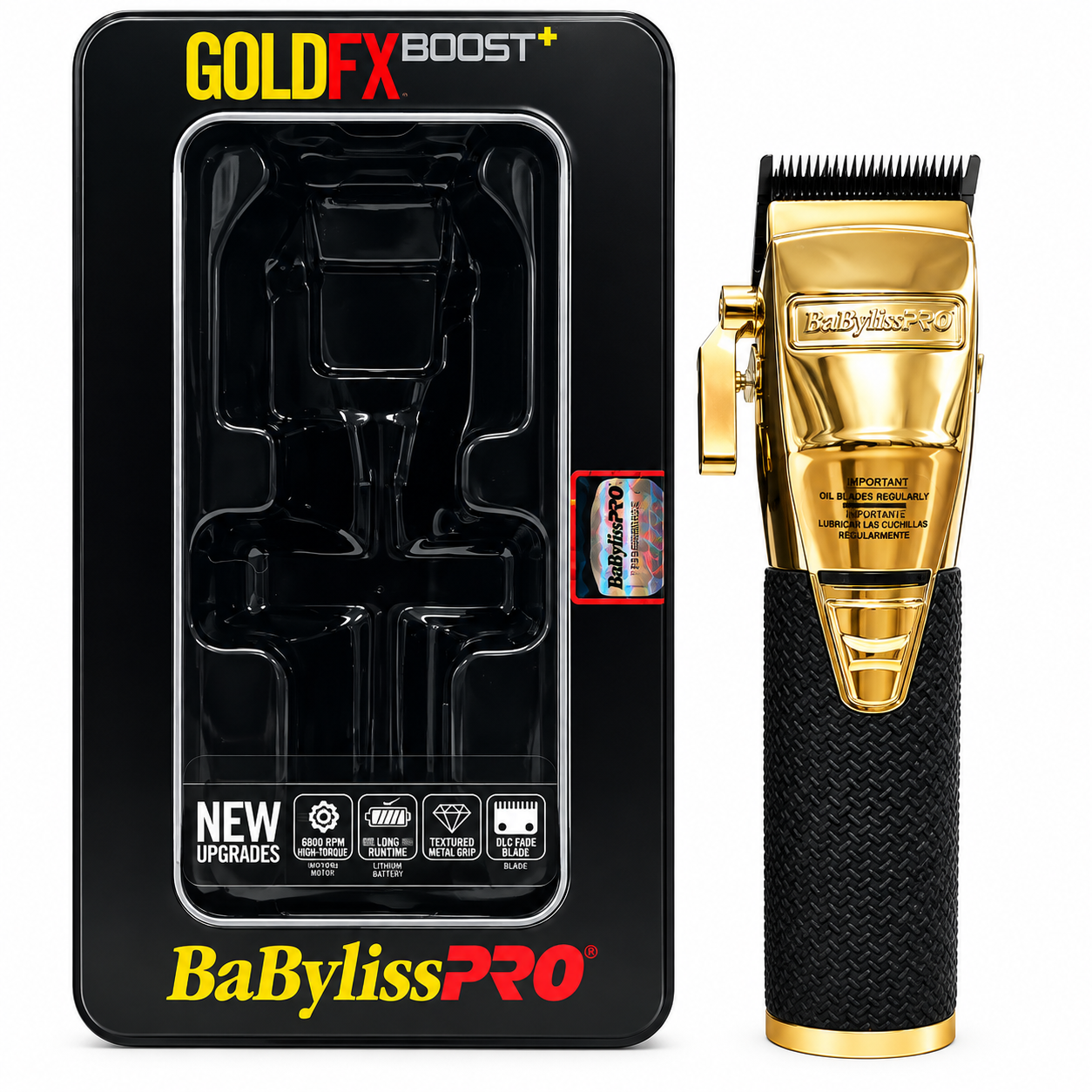M quina Cortapelo BaBylissPRO GoldFX Boost Dorada-1
