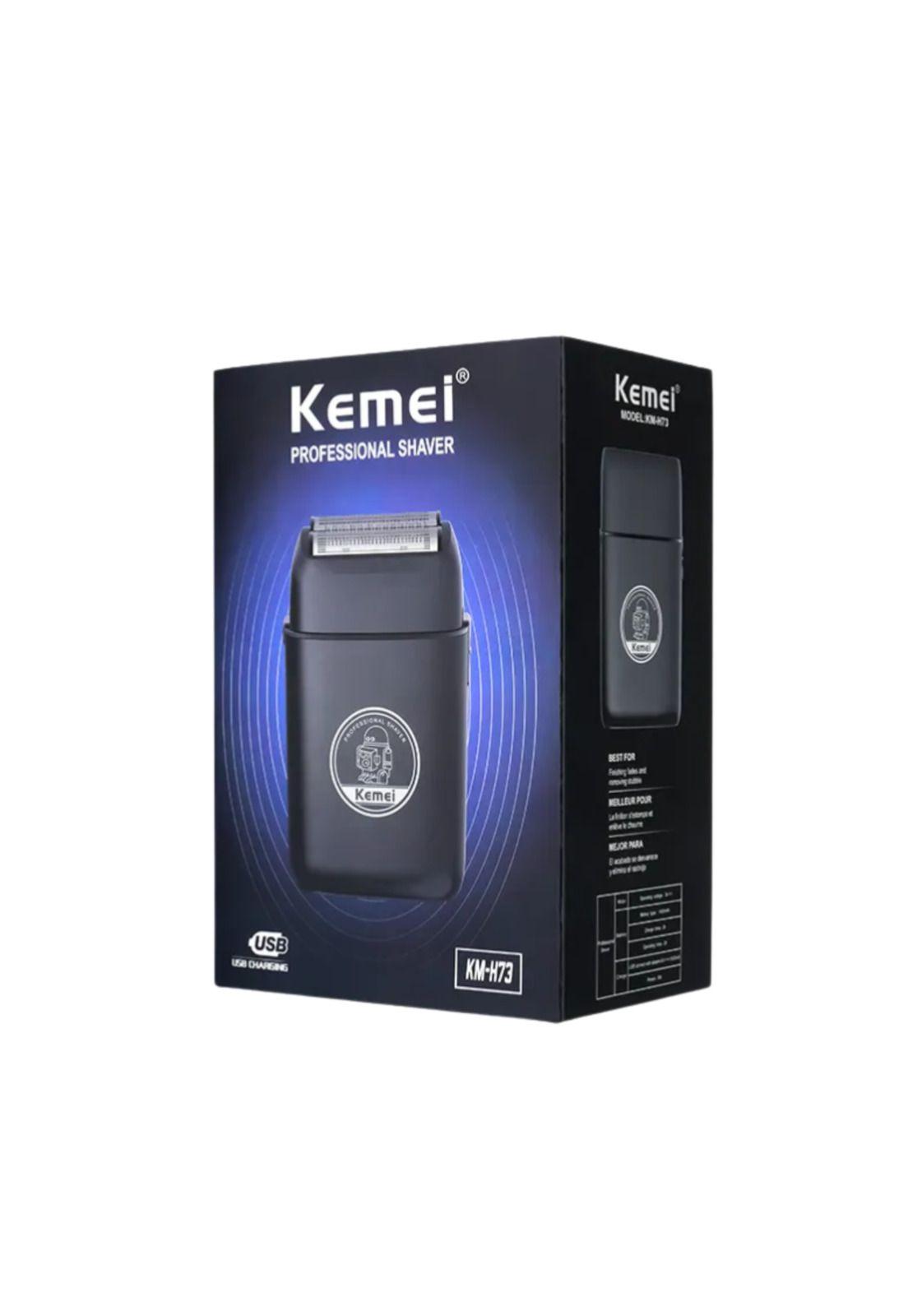 Maquina Afeitadora Kemei H73 Shaver Inalambrica Con Base-2