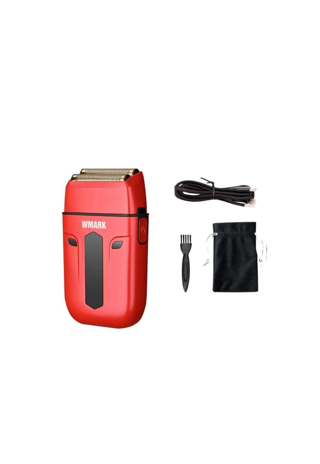 Maquina Wmark NG984 Afeitadora Inalambrica Rojo Shaver-2