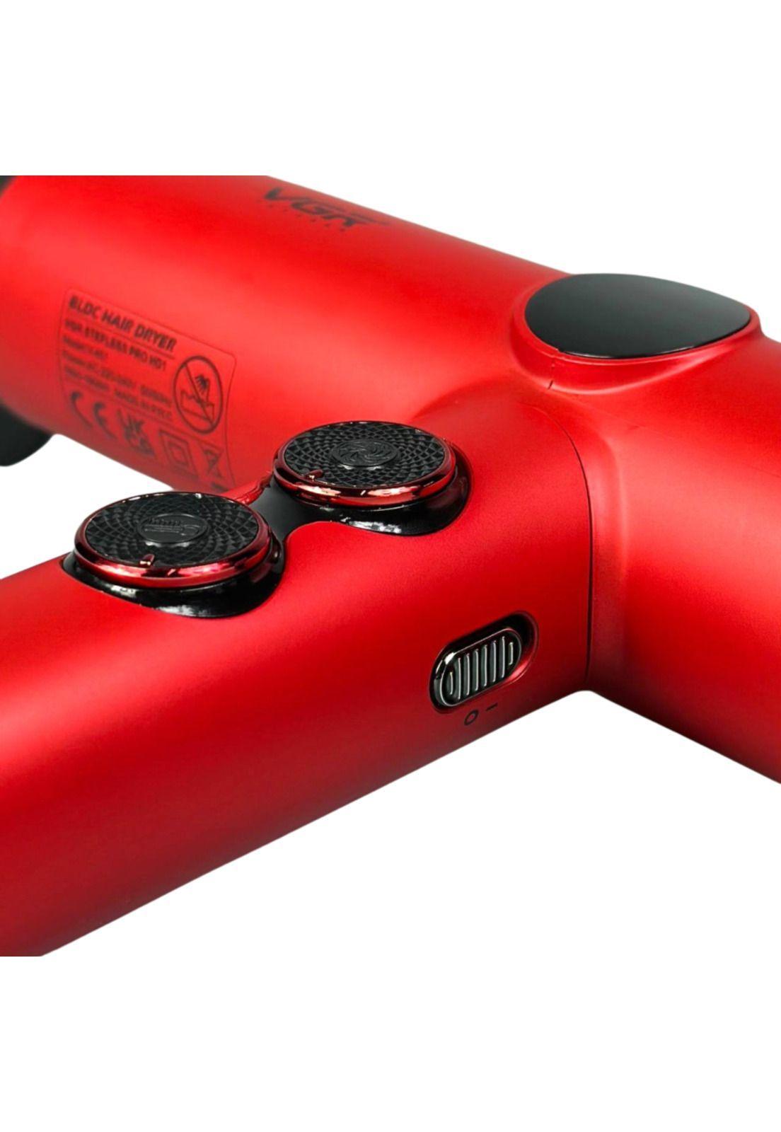 Secador De Pelo Profesional VGR V-401 110000 RPM Rojo-3