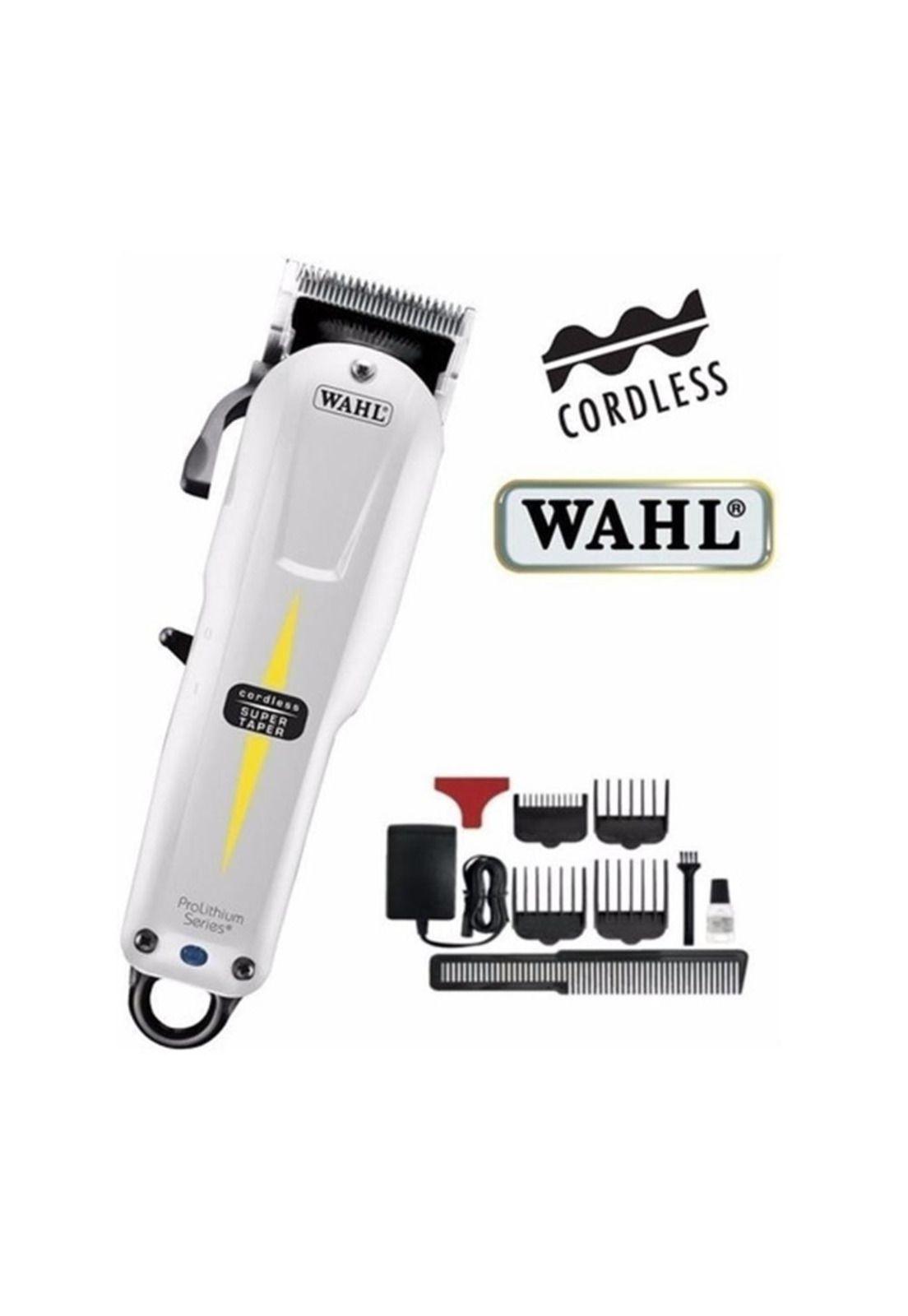 Cortadora de pelo Wahl Professional Super Taper Cordless blanca-3