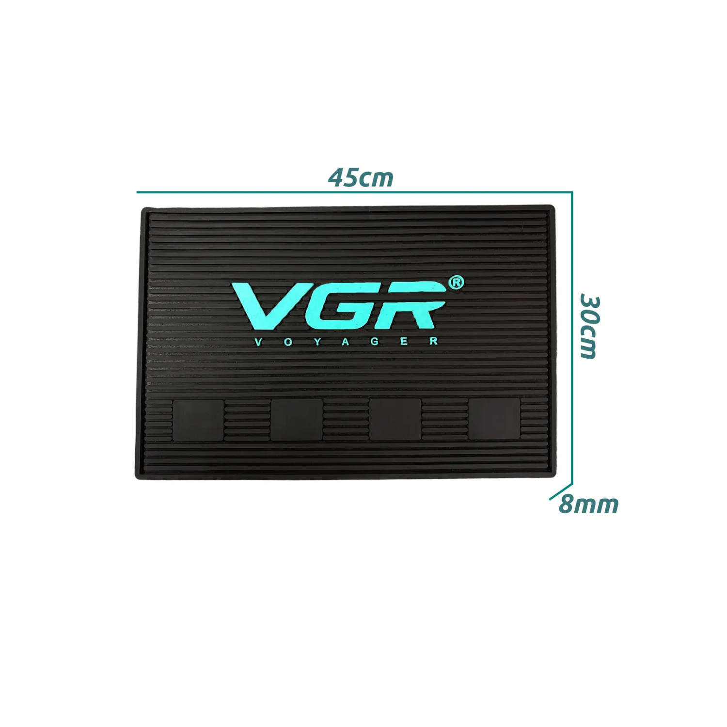 Alfombra de Silicona Magn tica VGR Antideslizante Negra-3