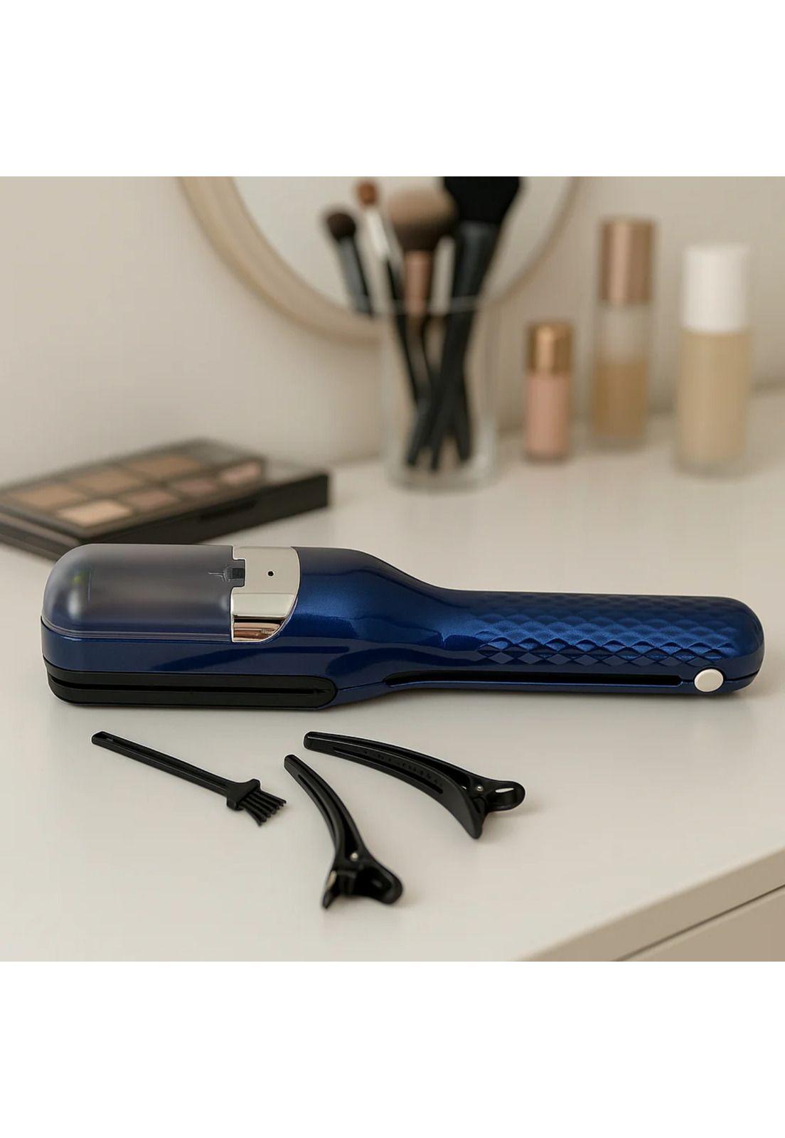 Cortadora De Puntas Abiertas Y Dañadas Del Cabello  Azul-2