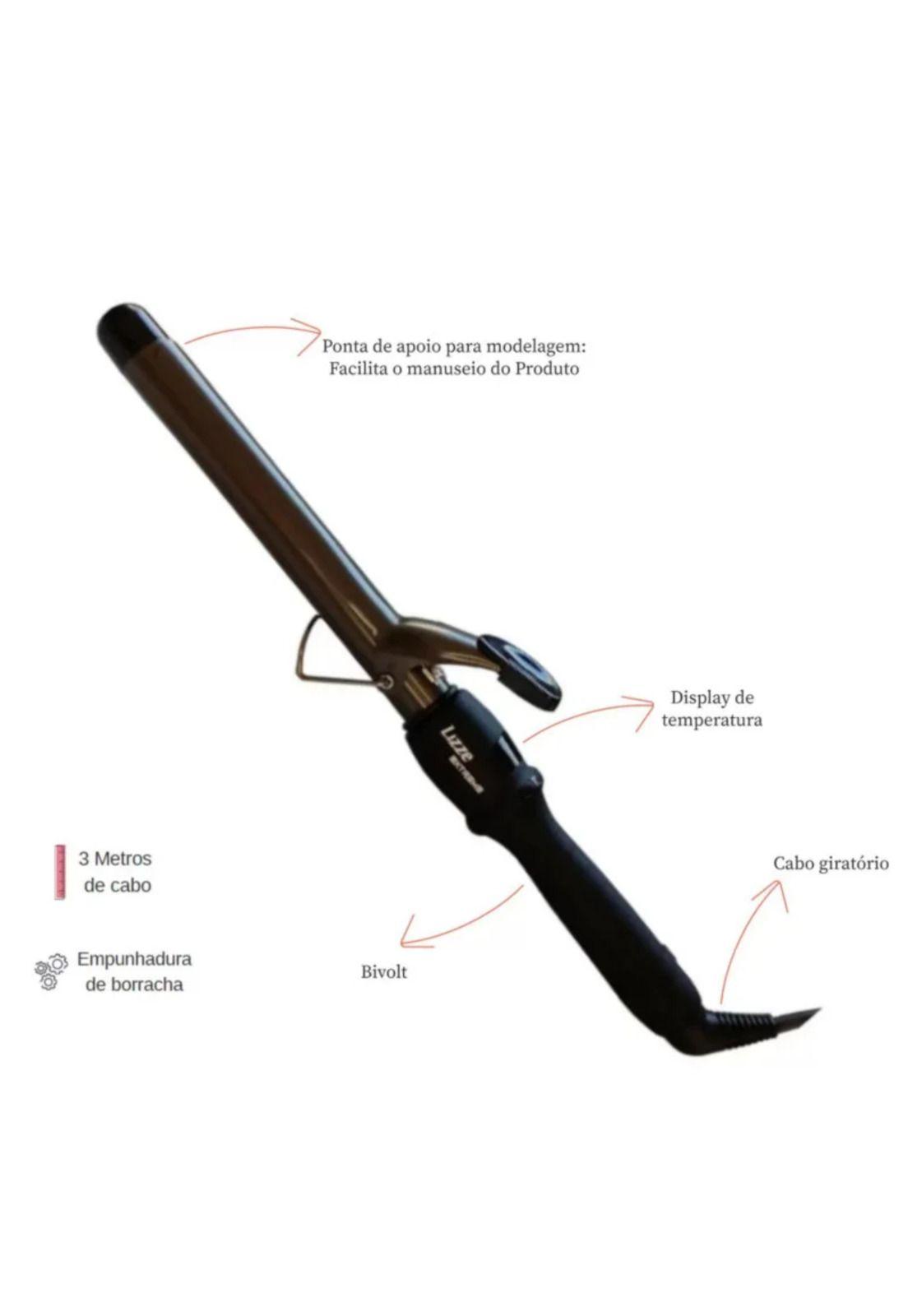 Rizador Ondulador De Cabello Lizze Profesional Extreme 32mm-3