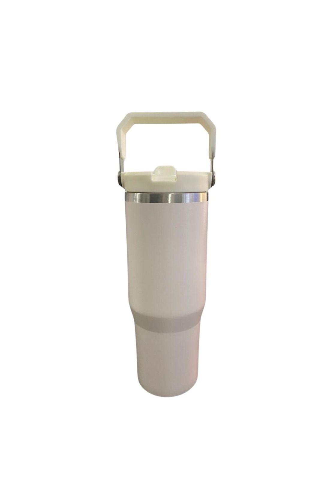 Botella Termica Flip Straw Tumbler 900 Ml Crema-1