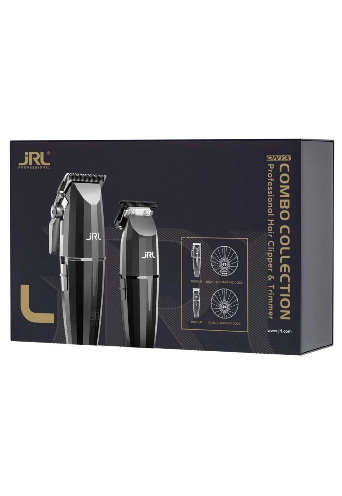 Barber Combo JRL Onyx Cortadora Y Patilera  Ghost  1  Negro-7