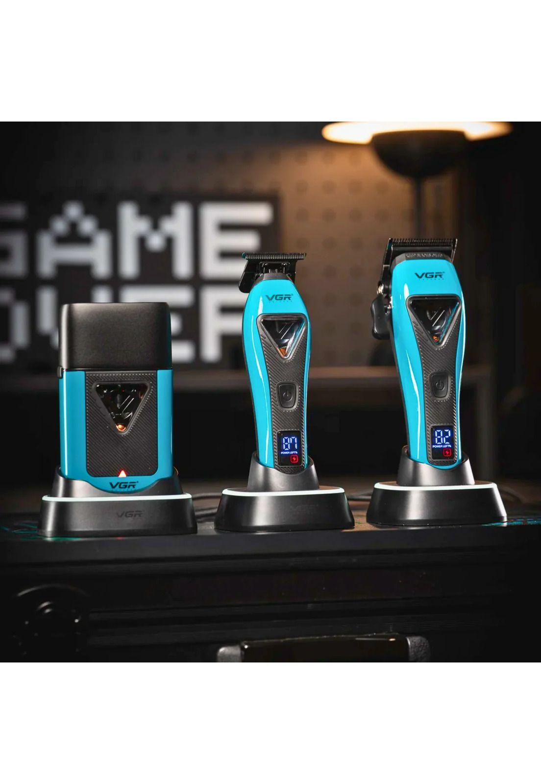 Maquina De Cortar Pelo VGR V-035C Motor Vector + Carcasa Maletín-6