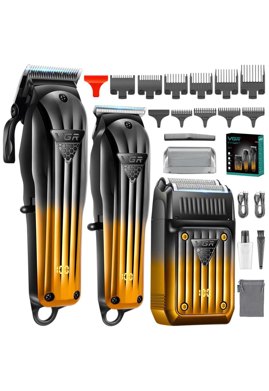 Barber Combo VGR Profesional V644 Clipper + Trimmer + Shaver-2