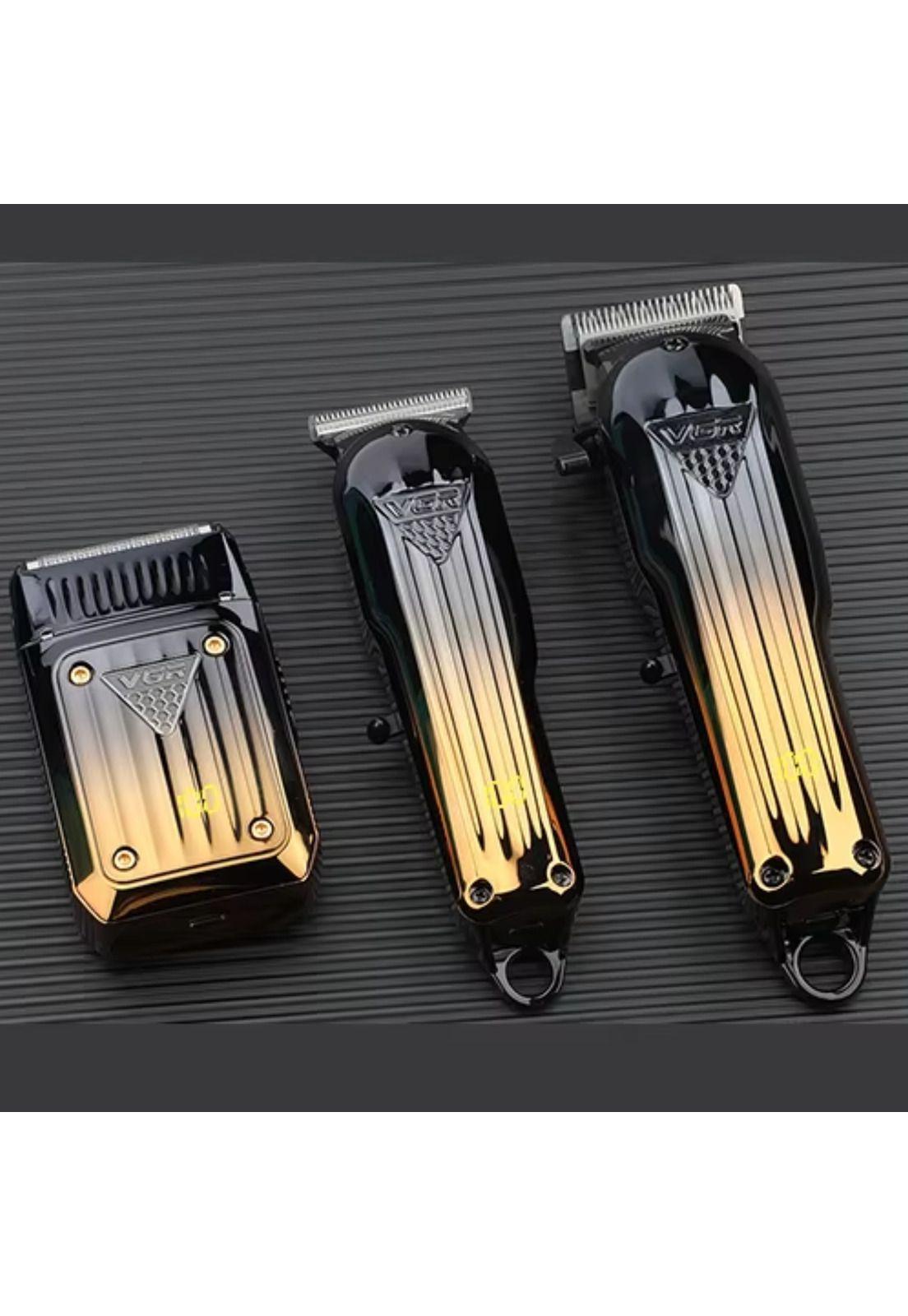Barber Combo VGR Profesional V644 Clipper + Trimmer + Shaver-5