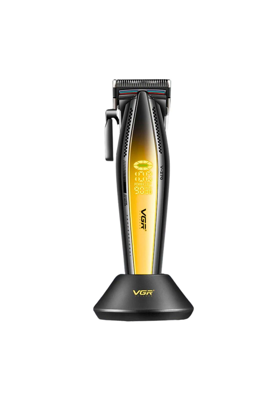 Máquina VGR Profesional Corta Pelo Dorado V-270 9000 RPM-0