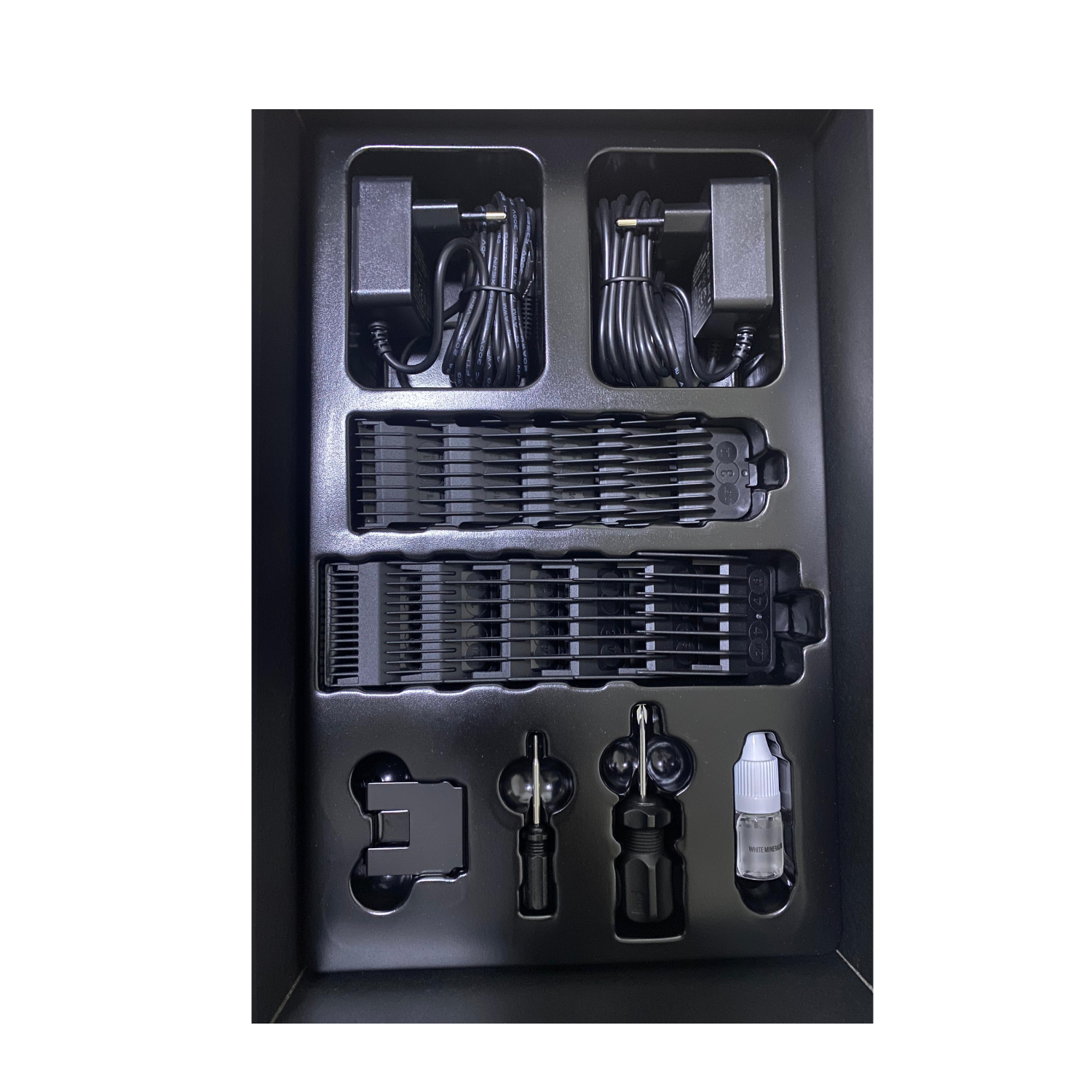 Set JRL Diamante Clipper Trimmer Negro 8200 RPM-3