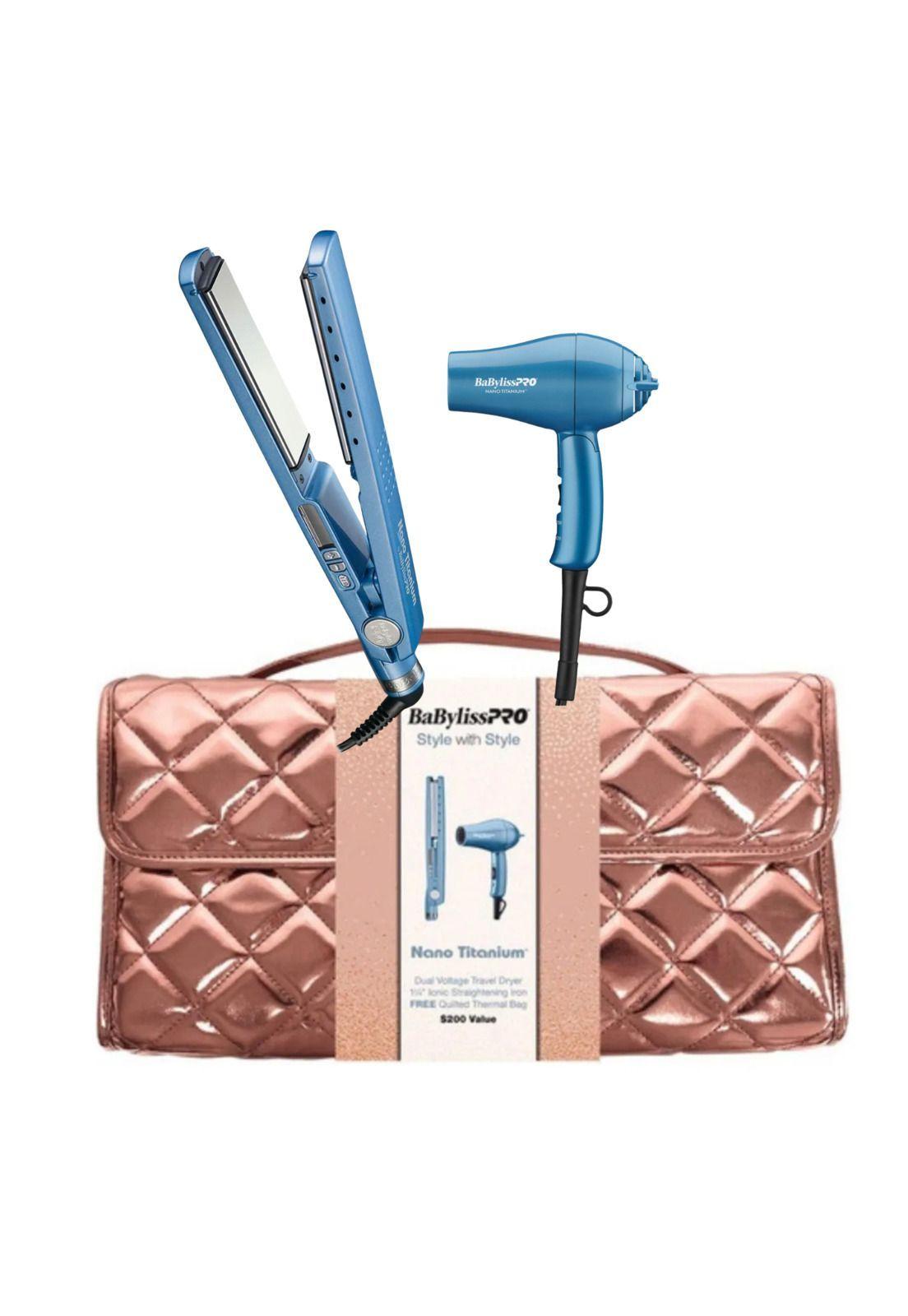 Kit Plancha Pelo Alisadora 4091,Secador Mini Babyliss Bolso-2