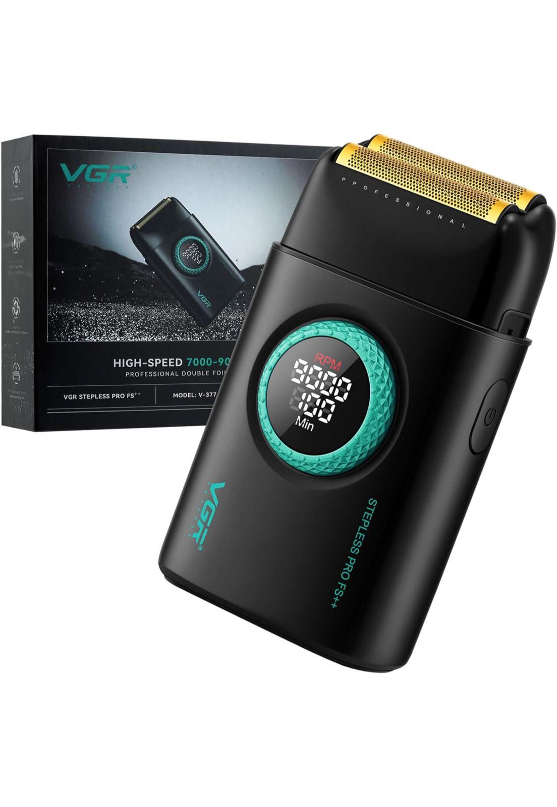 Shaver Afeitadora Profesional VGR 377 9000RPM Negro-1