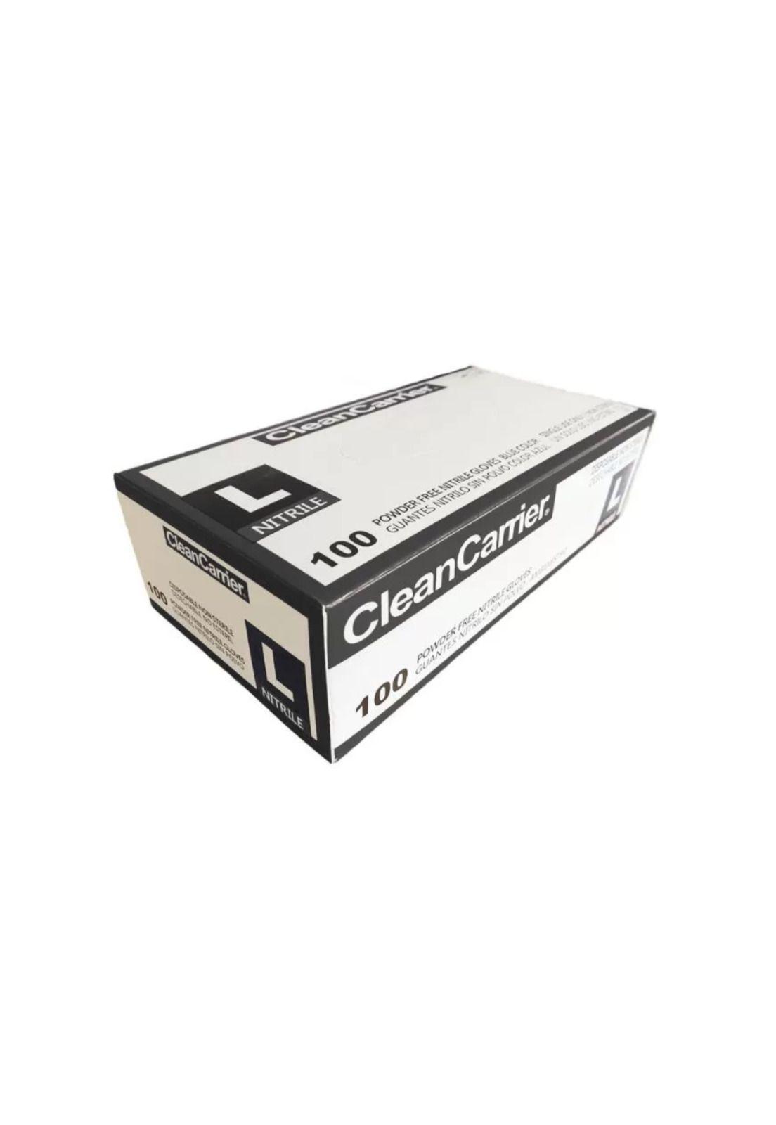 Guantes De Nitrilo Negro Clean Carrier 100un Talla L-2