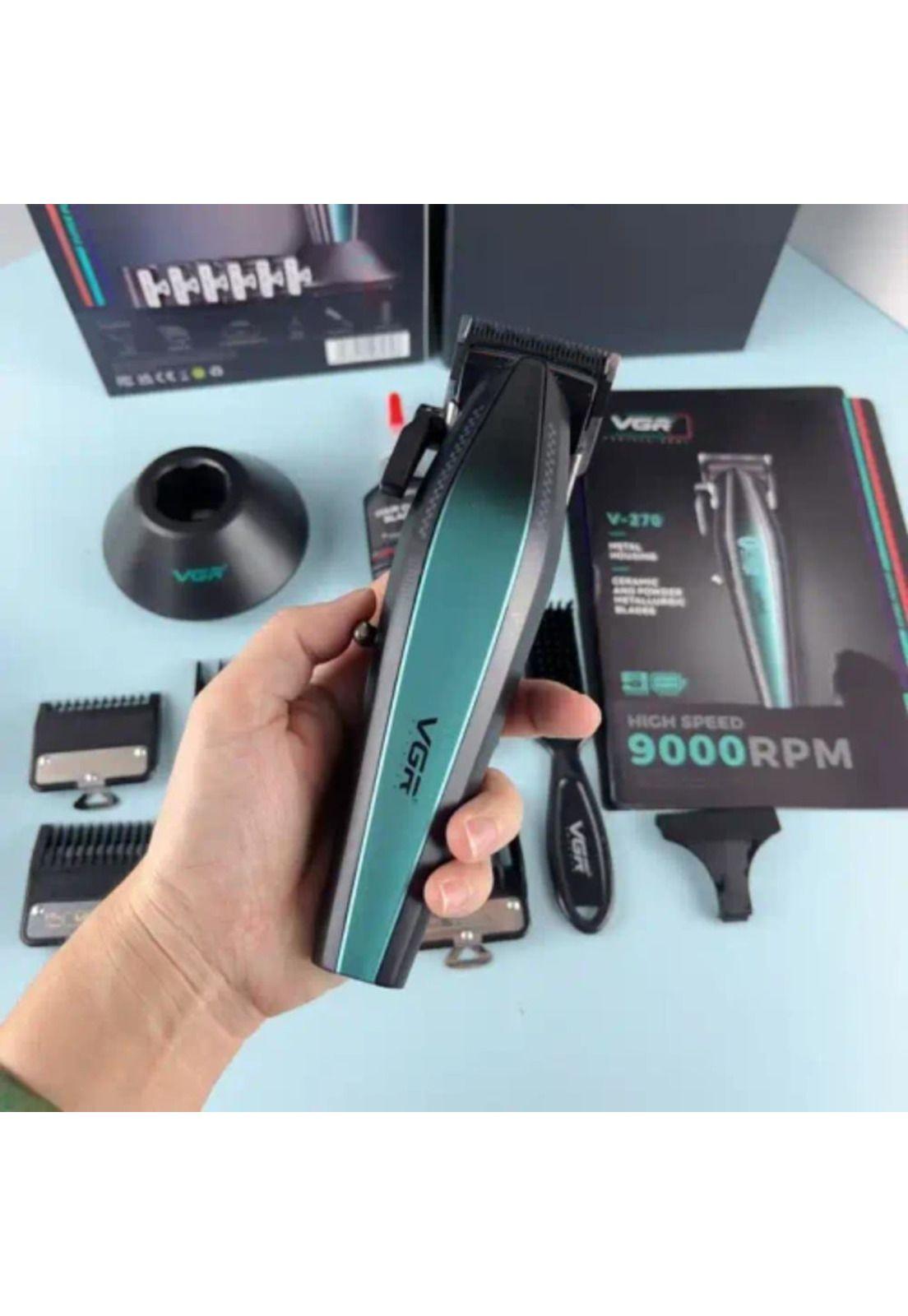 Máquina Barbería Profesional Corta Pelo VGR V-270 9000 Rpm-3