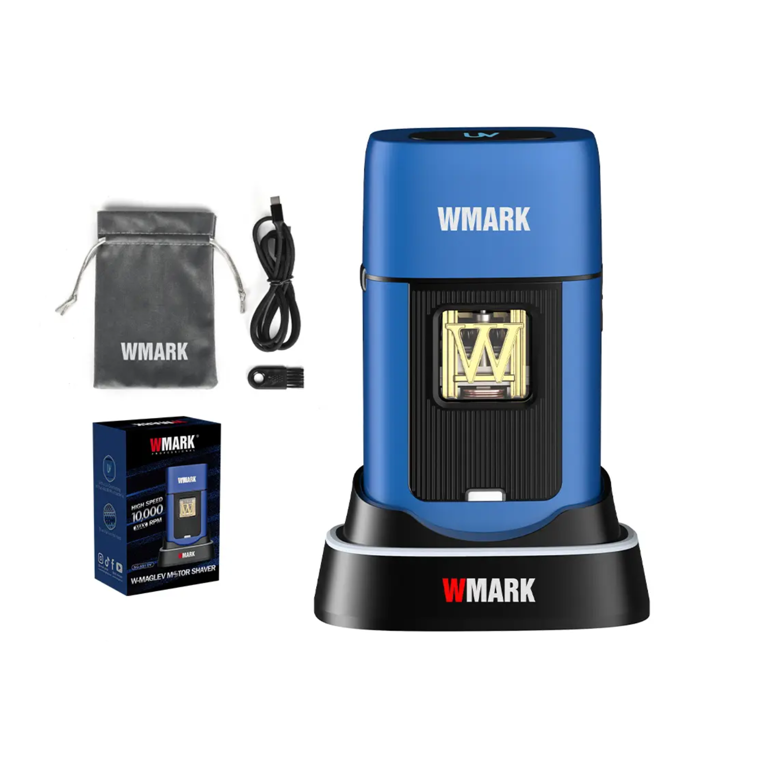 Afeitadora Inal mbrica WMARK NG XS1 UV Motor Maglev-3