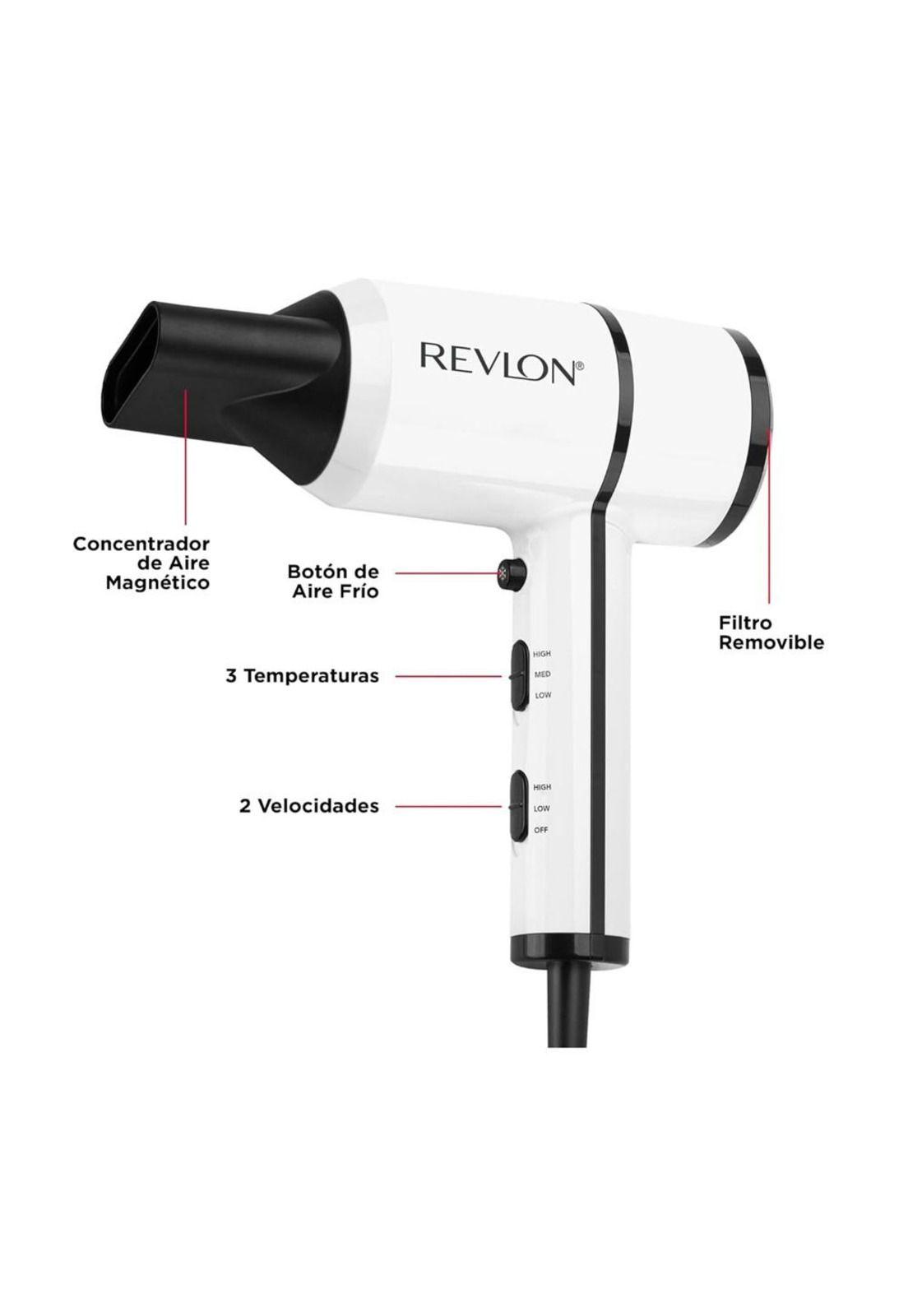 Secador Cabello Compacta Cerámica Crystal C 2000w Revlon-1