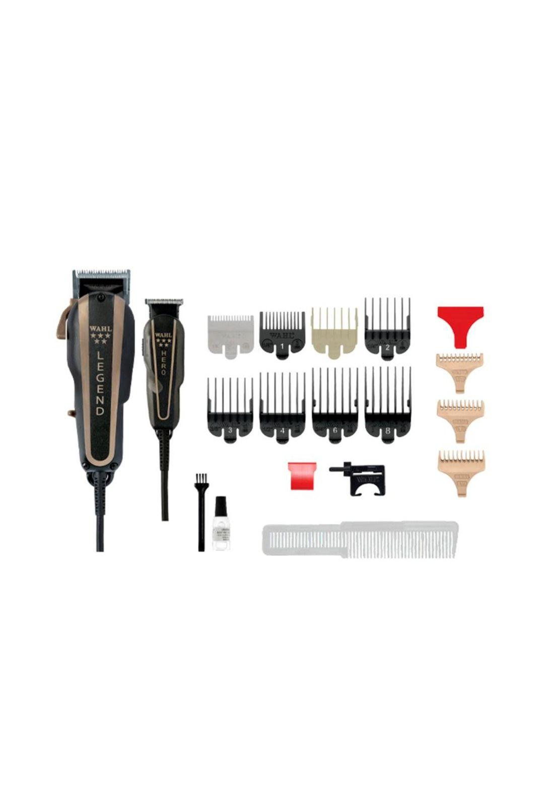 Maquina Cortepelo Wahl Barber combo Legend + Hero Negro-1