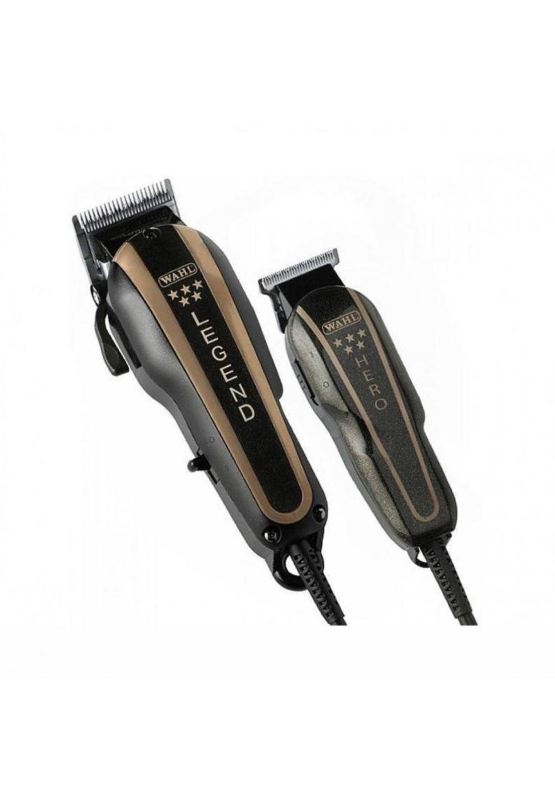 Maquina Cortepelo Wahl Barber combo Legend + Hero Negro-4