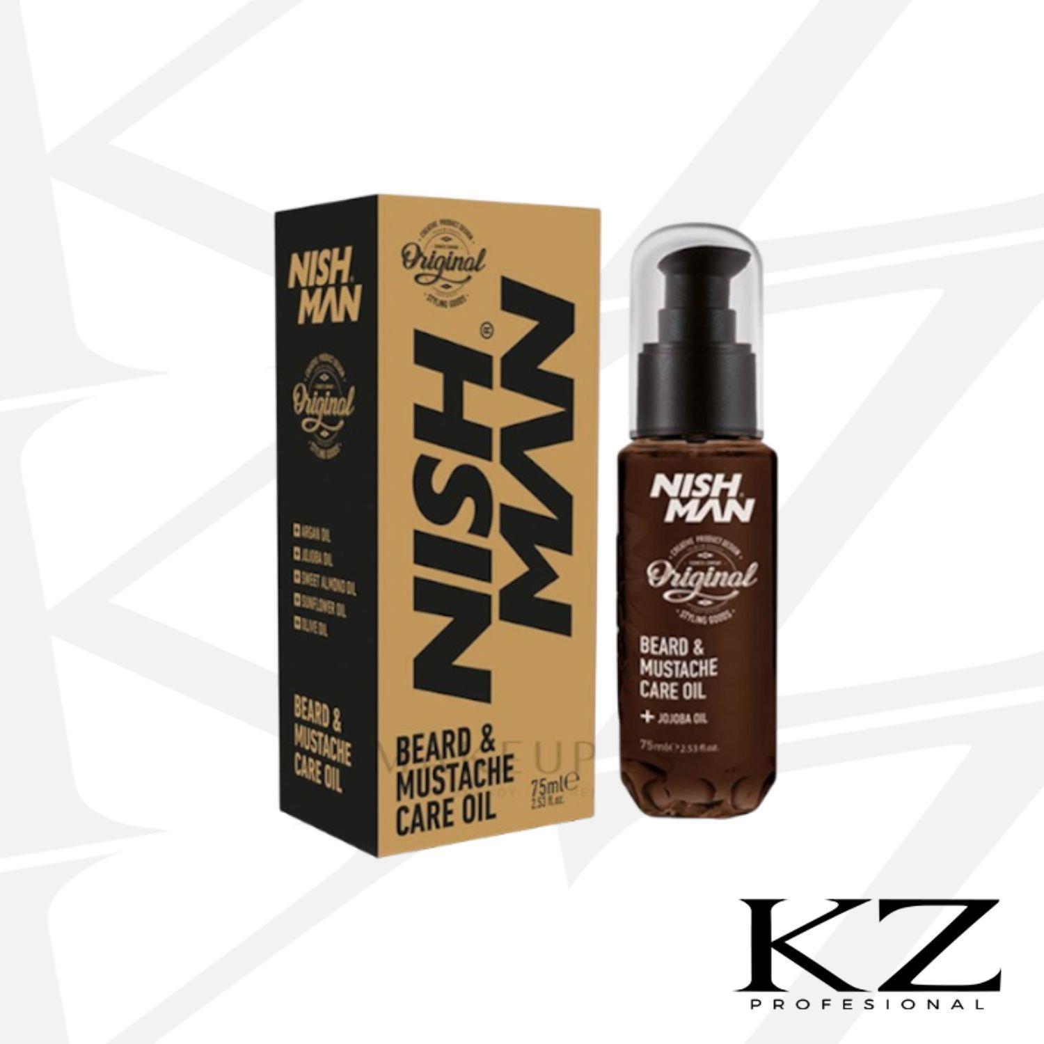 NishMan Aceite para el Cuidado de Barba y Bigote 75ml-2