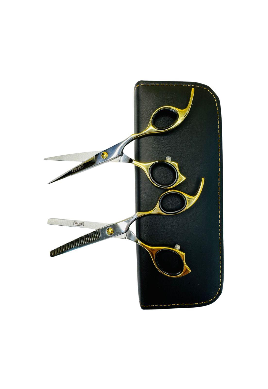Set De Tijeras Wahl Profesional Filo Navaja Y Esculpidora 6-2