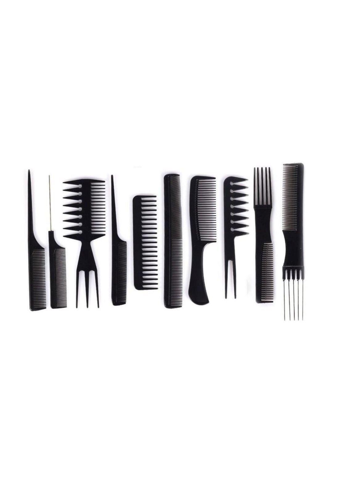 Set de 10 Peines de Peinado Para Peluquería Profesional-2