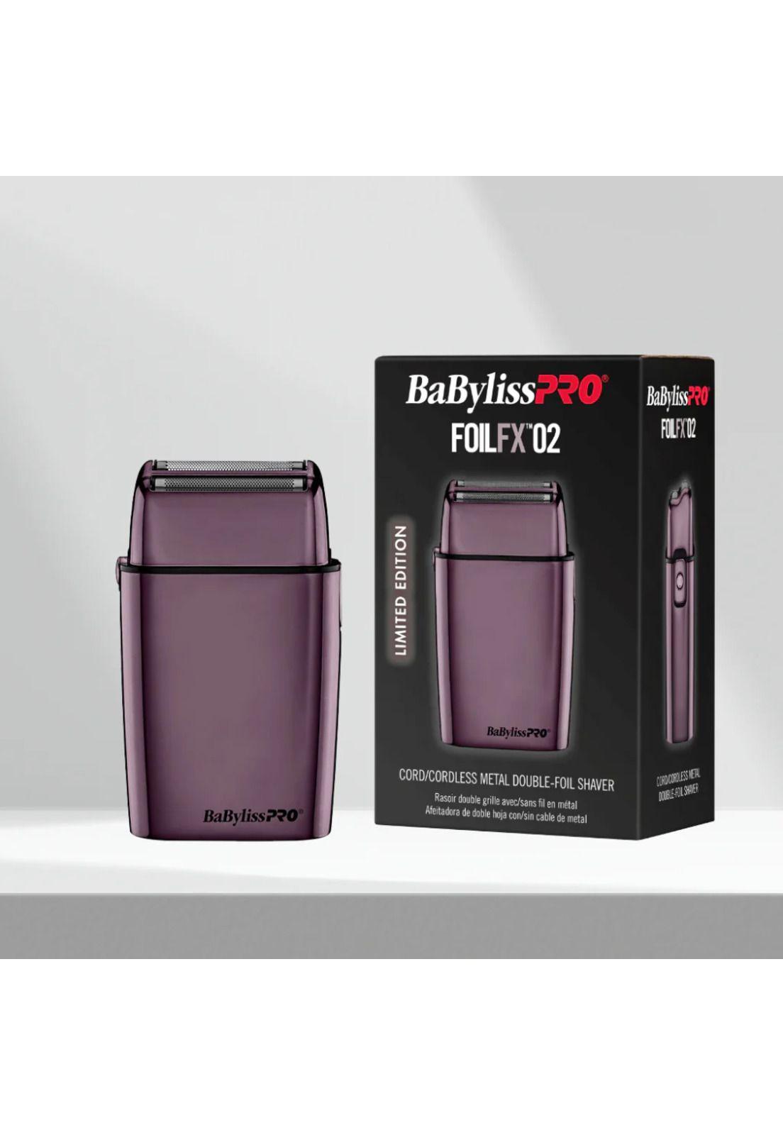 Afeitadora BaBylissPRO FoilFX02 Double Foil Shaver Purple-2