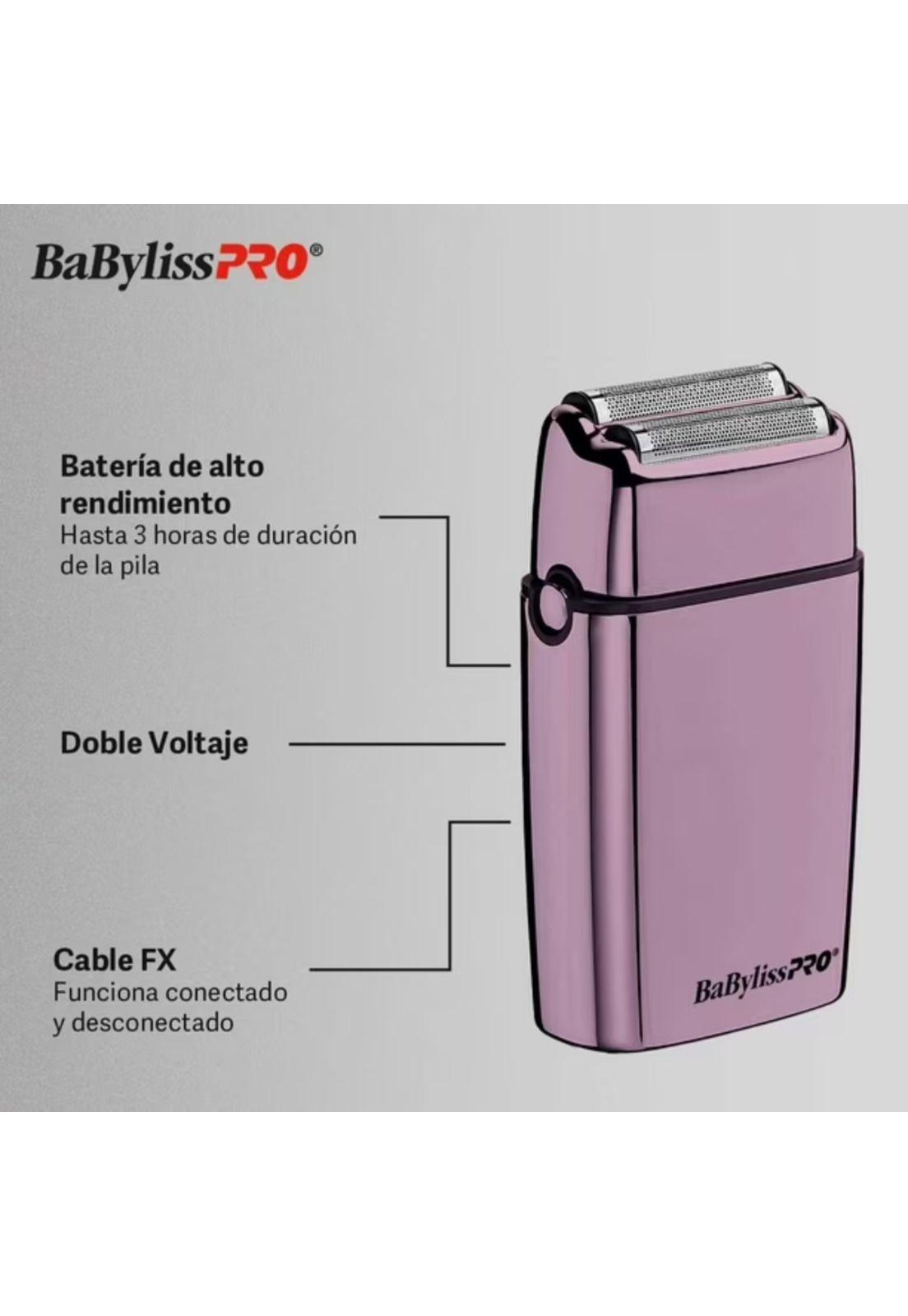 Afeitadora BaBylissPRO FoilFX02 Double Foil Shaver Purple-3
