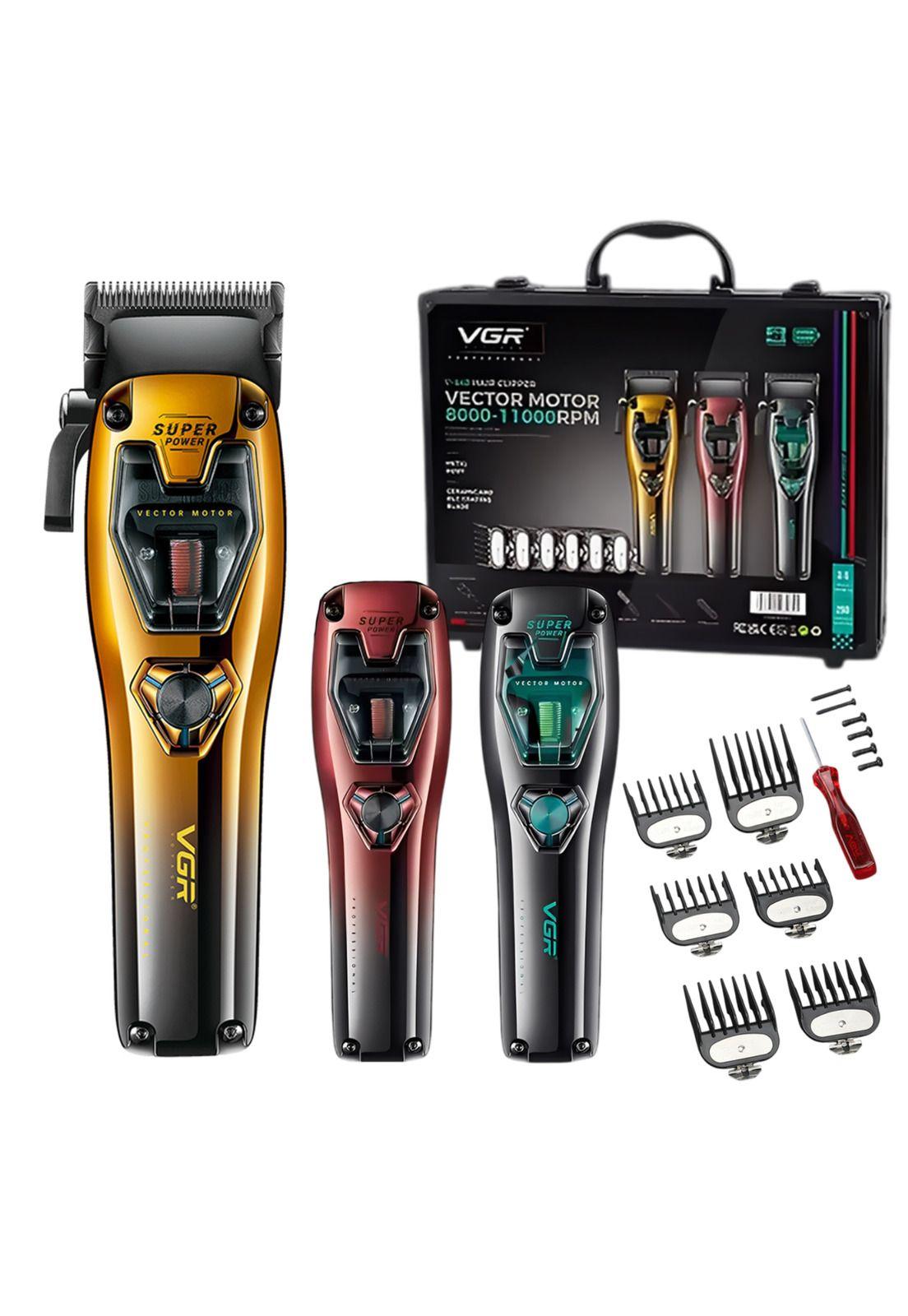 Máquina De Cortar Pelo VGR V-668 Inalámbrica Motor Vector-2