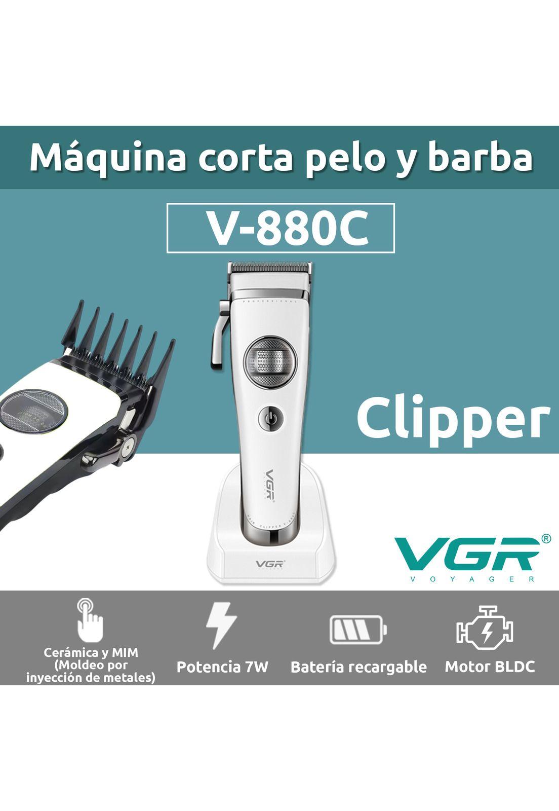 Máquina Cortar Pelo VGR880C Cerámica Motor Rotatech Blanco-2