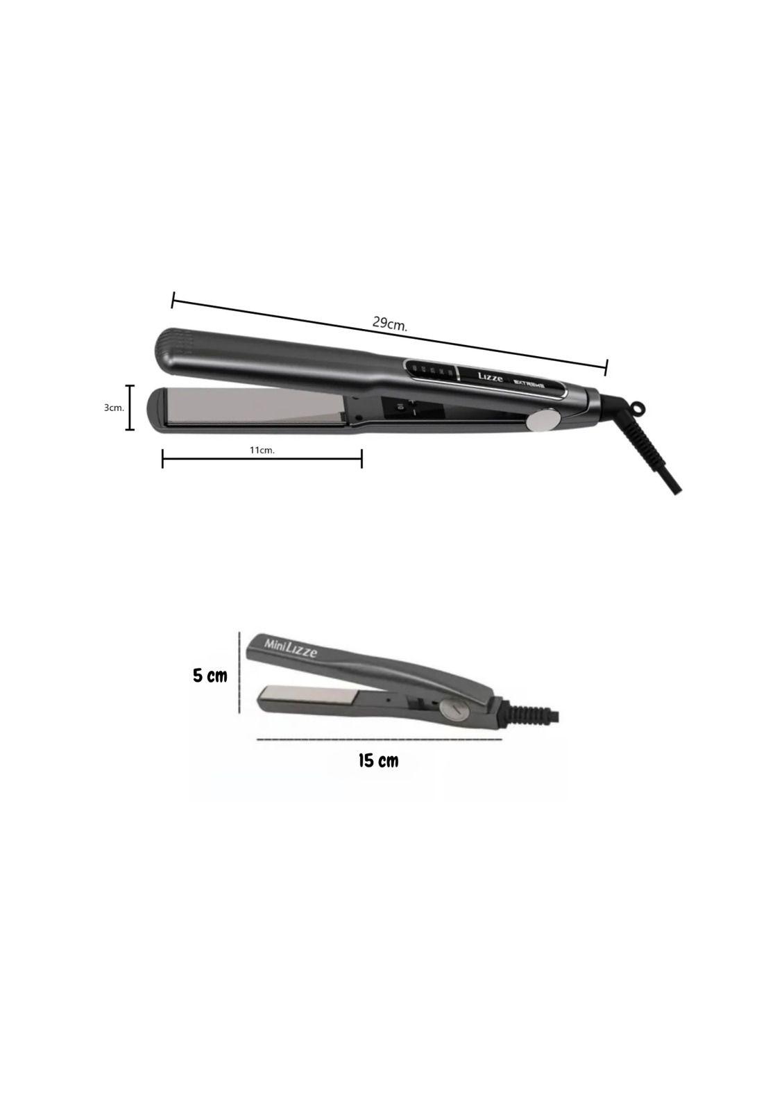 Combo Lizze Plancha Extreme + Plancha Lizze Mini Para Viaje-3