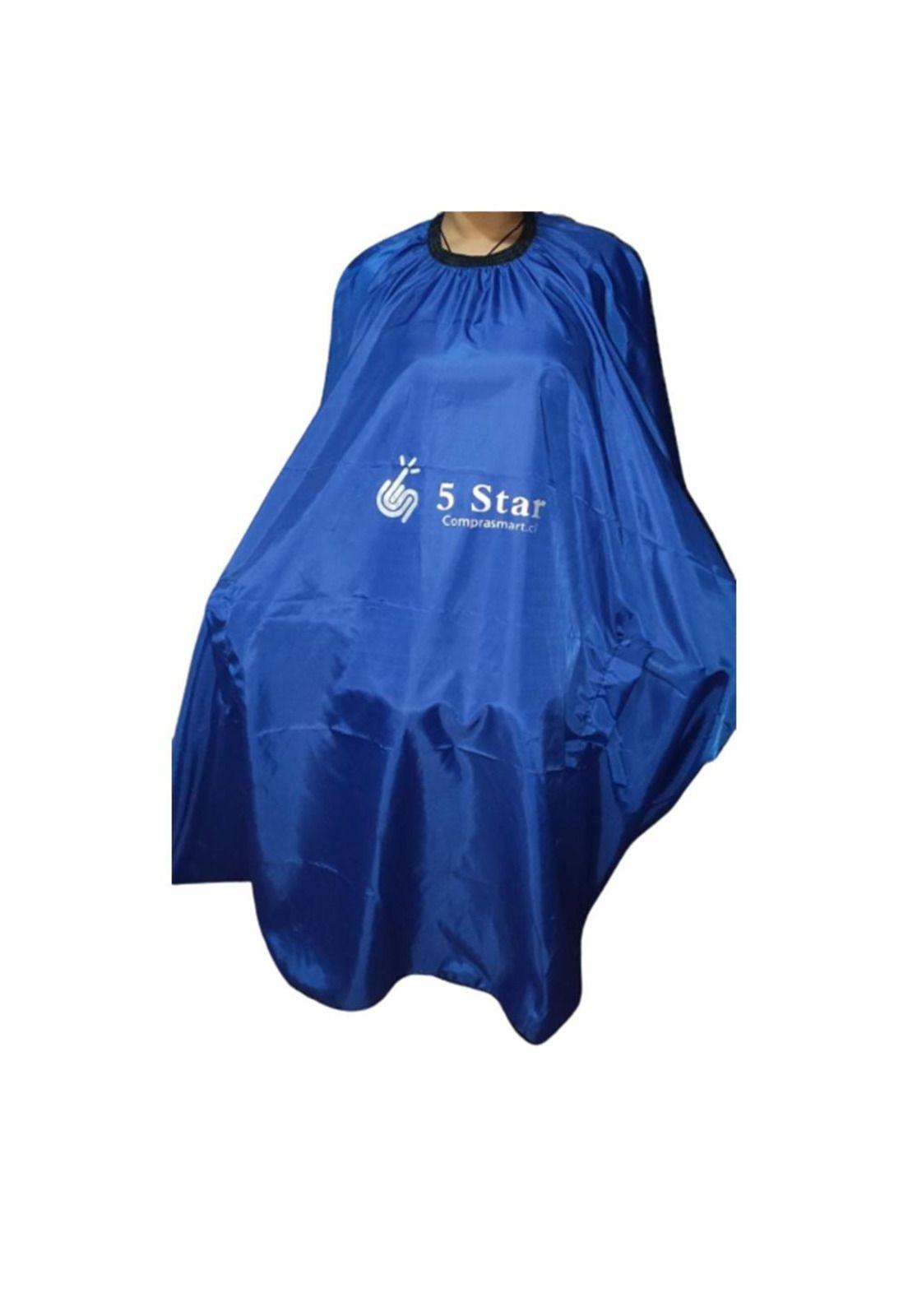 Capa Corte Tintura Peinador 5 STAR Peluquería Profesional AZUL-1