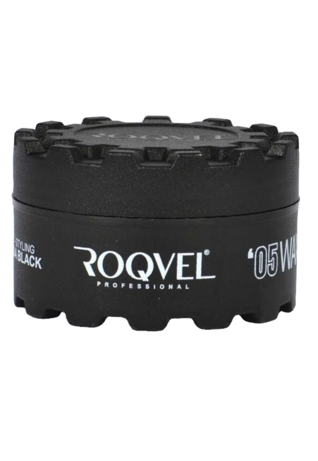 Cera Moldeadora Roqvel 05 Para Cabello Y Barba Aqua Black-0