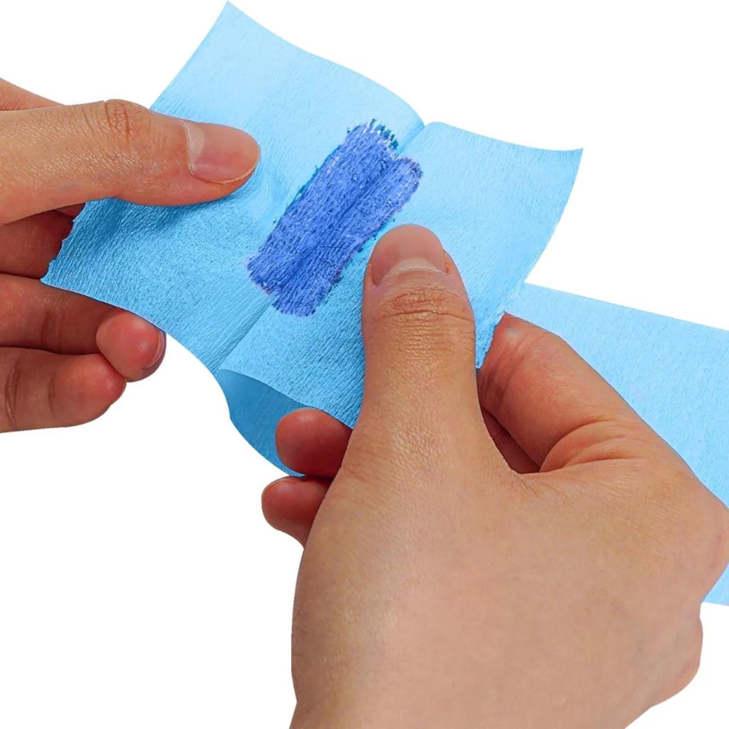Pack 5 Rollos Papel para Cuello Barber a Azul-2