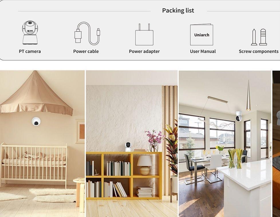 Cámara Wifi 360° 2MP Visión Nocturna Audio Bidireccional-5