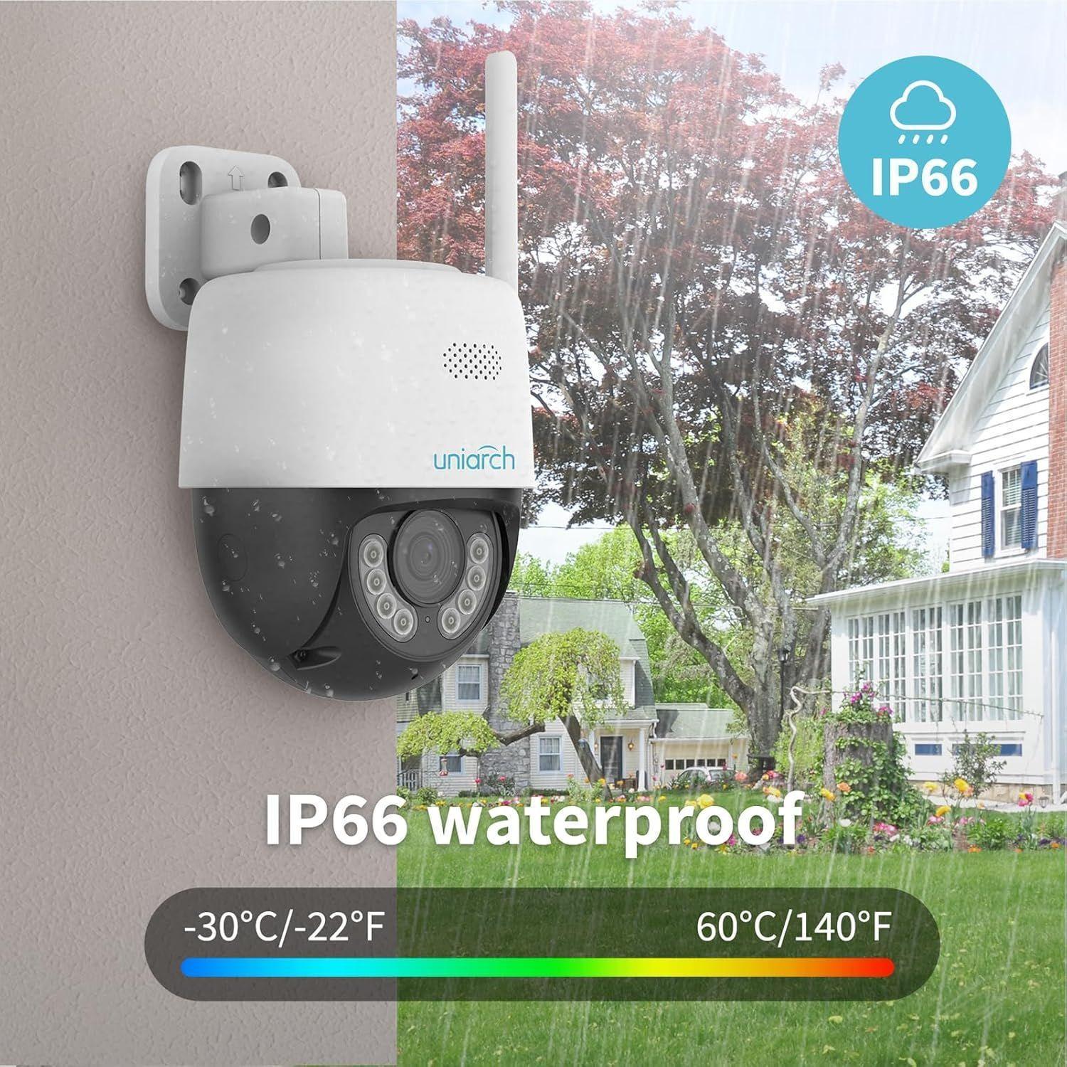 Cámara de Seguridad Wifi 360 IP 2K 3MP Color Luz LED Sirena-4