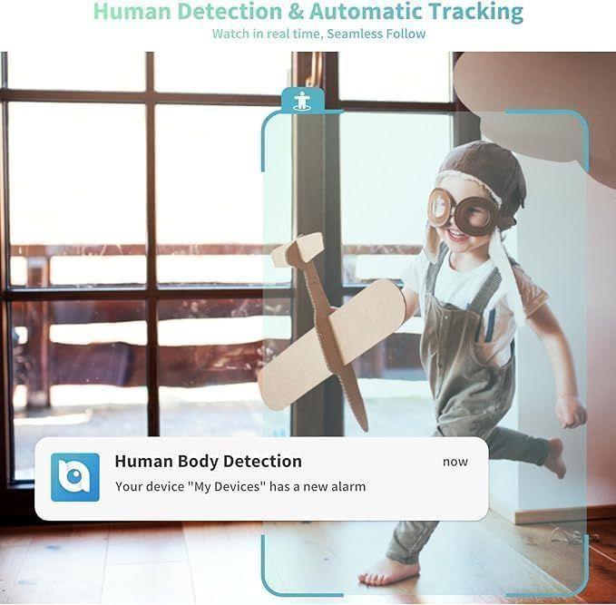Cámara Wifi 360° 3MP Visión Nocturna Audio Bidireccional-6