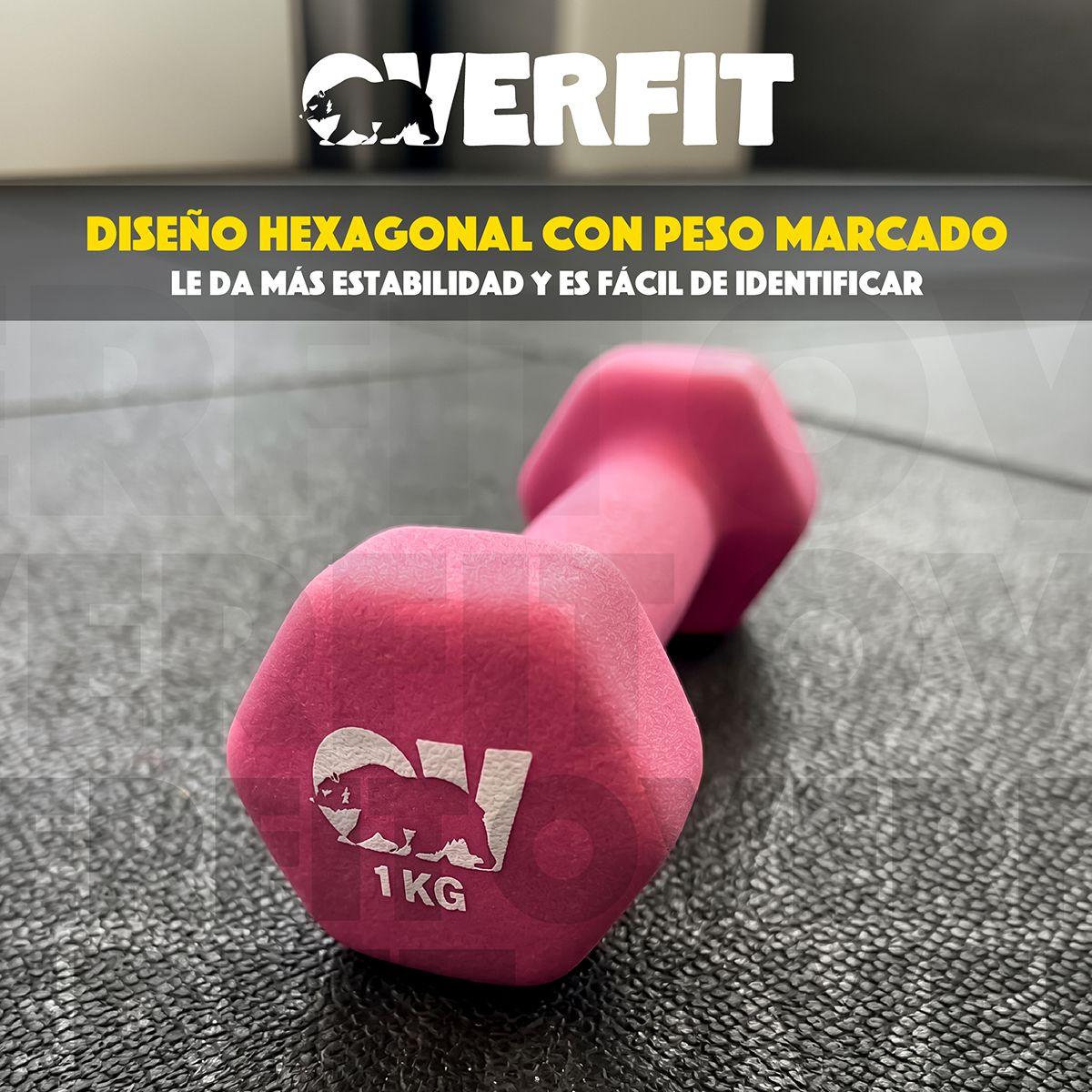 Rack Organizador De Mancuernas Neopreno Overfit Hasta 12kg Negro-4