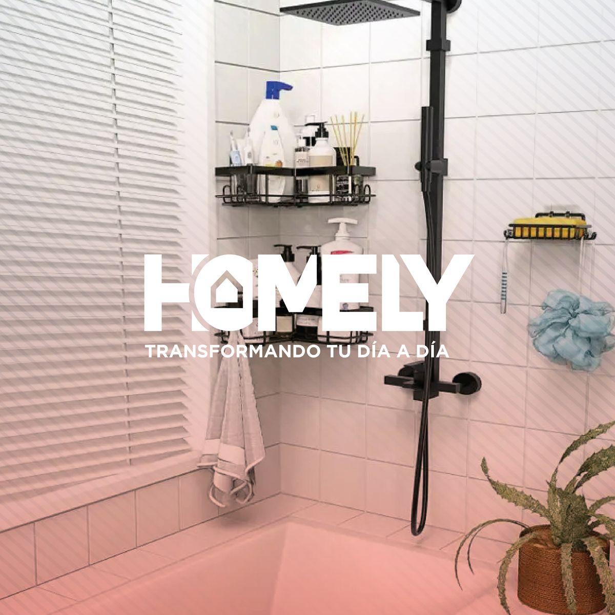 Set x 7 organizadores de ducha acero inoxidable Homely-8