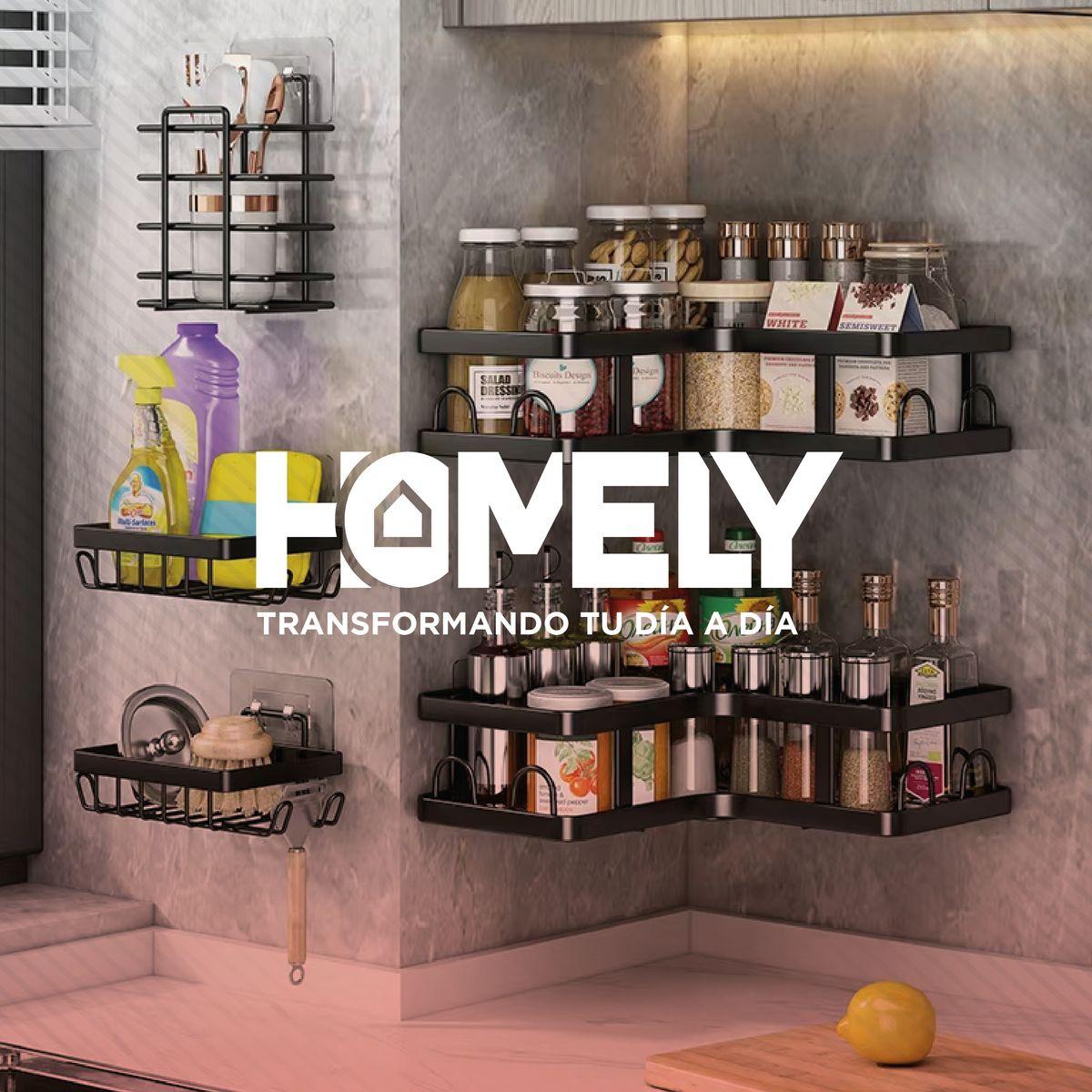 Set x 7 organizadores de ducha acero inoxidable Homely-9
