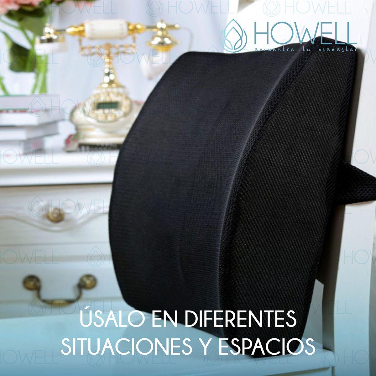Cojín Lumbar Ortopédico Para Espalda Howell Soporte Dorsal-5