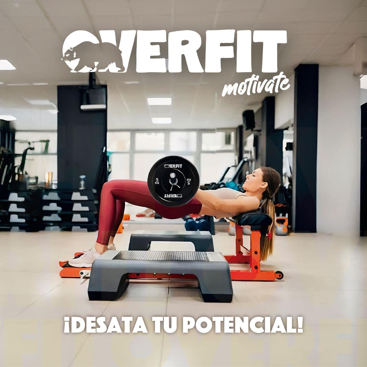 Disco Pesa Olimpica Goma Overfit 5kg Antideslizante-8