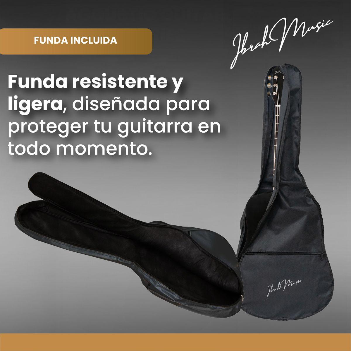 Guitarra Electroacustica Ibrah Music 41 Pulgadas Funda + Acc-5