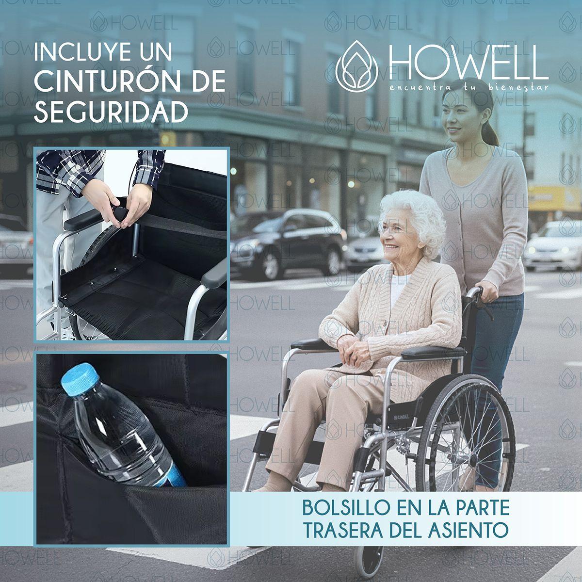 Silla De Ruedas Adulto Mayor Plegable-5