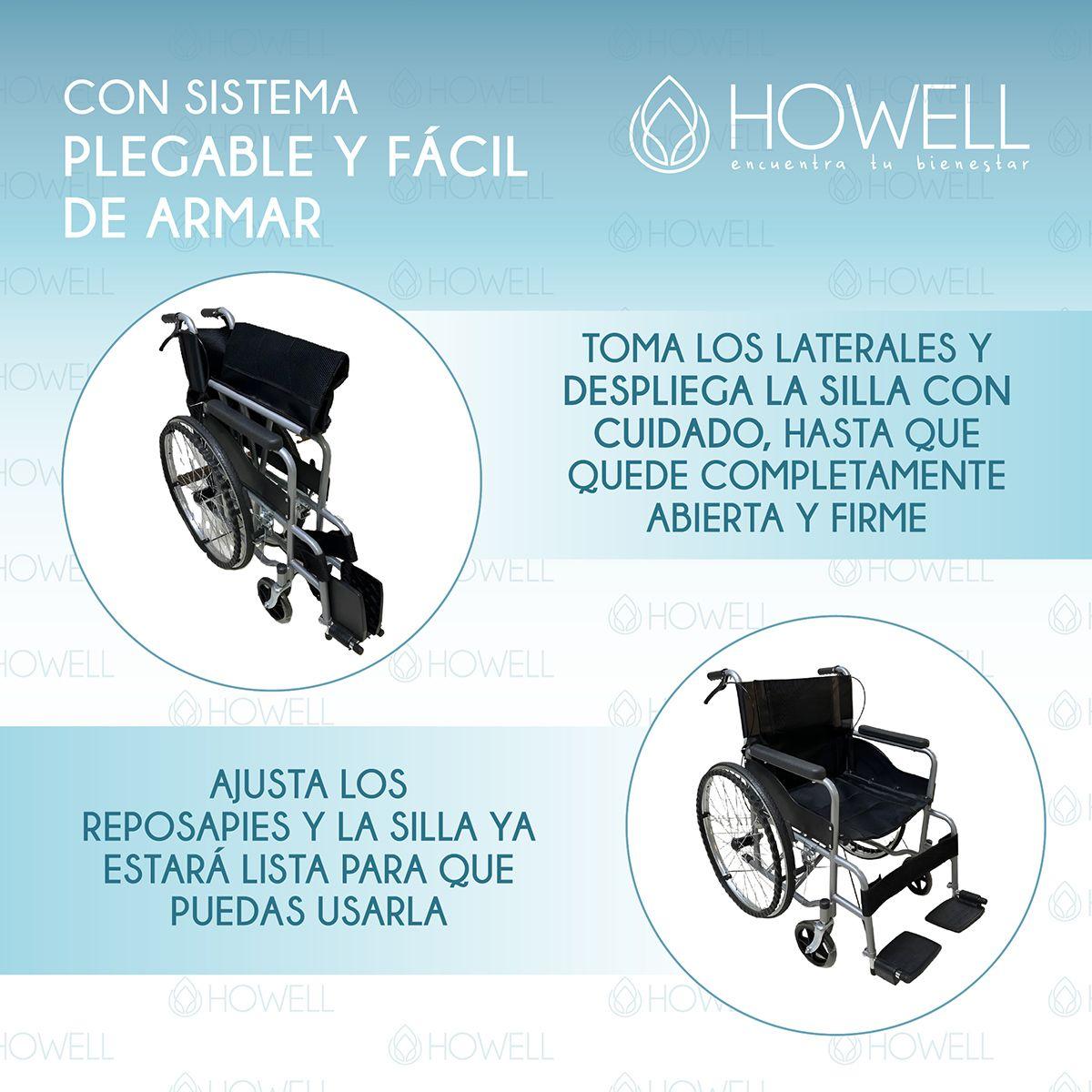 Silla De Ruedas Adulto Mayor Plegable-6