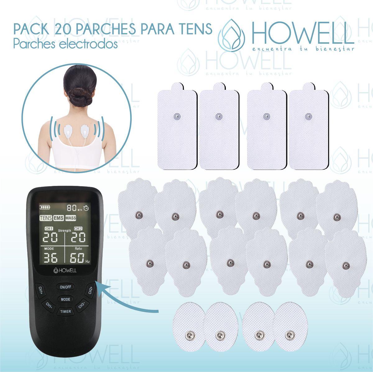 Pack x20 parches tens Electrodos Electroestimuladores-1