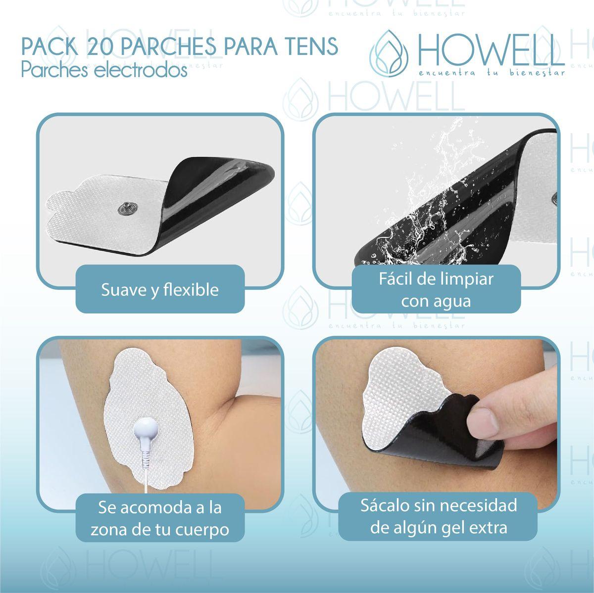 Pack x20 parches tens Electrodos Electroestimuladores-4