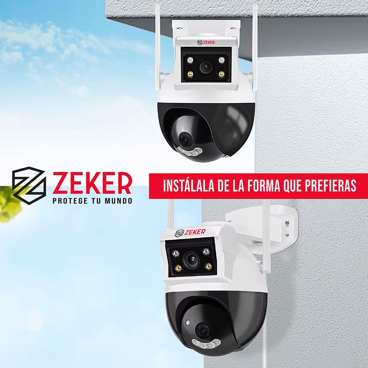 Camara de Seguridad Domo Zeker 4MP 5G Wifi Impermeable-8