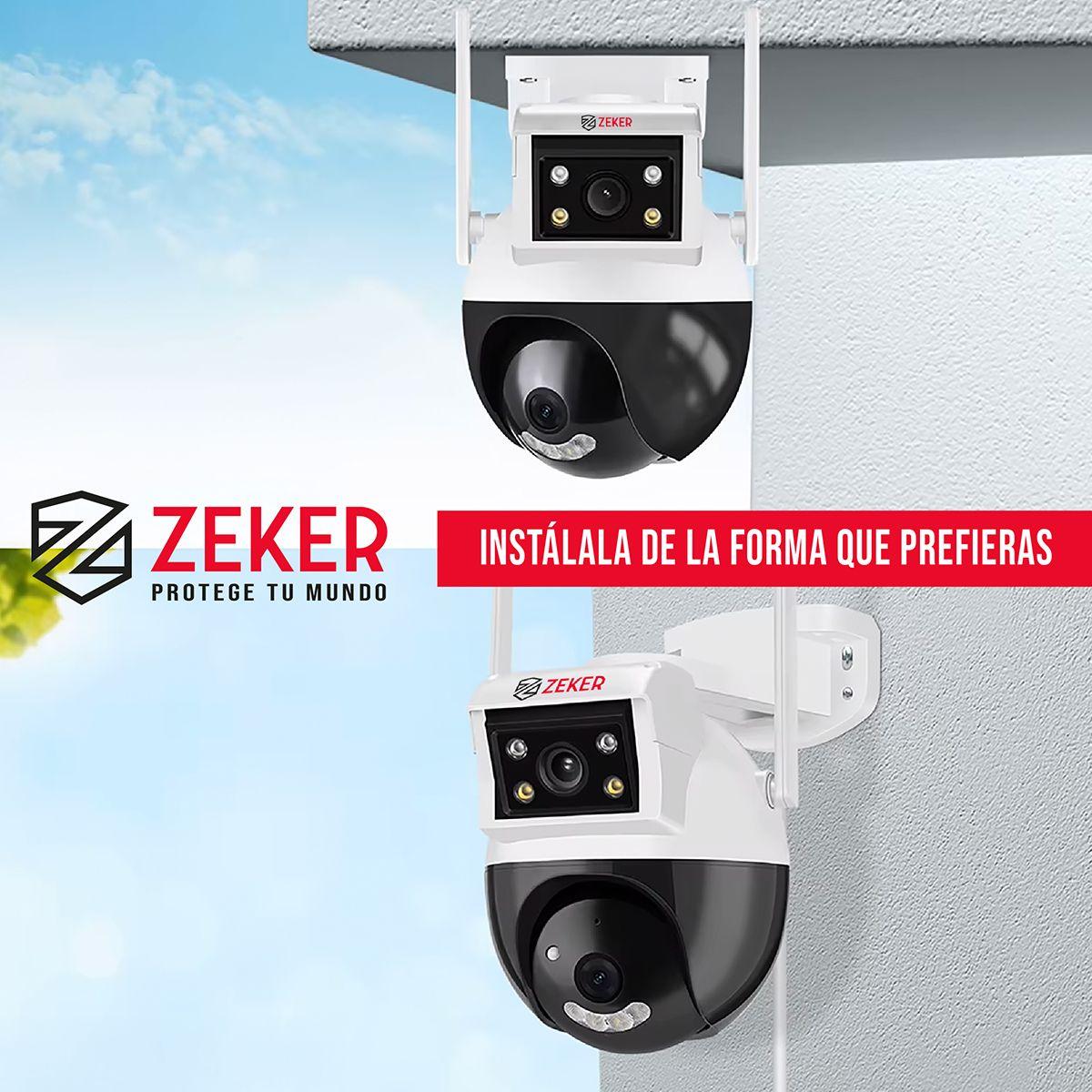 Camara de Seguridad Domo Zeker 4MP 5G Wifi Impermeable-8
